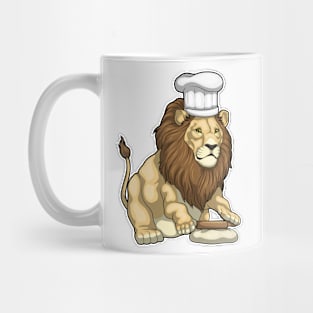 Lion Baker Chef hat Mug